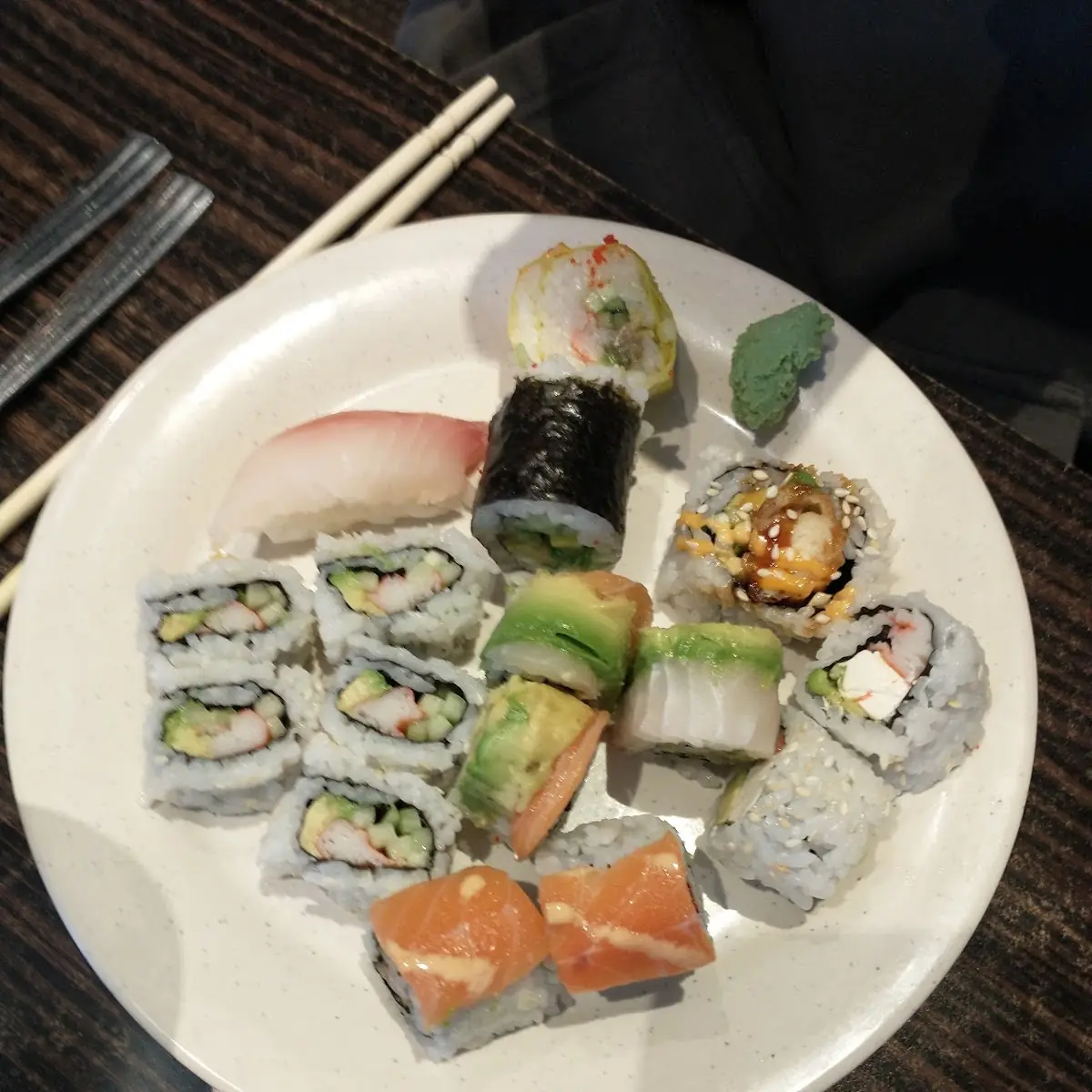 Sushi from Buffet Line