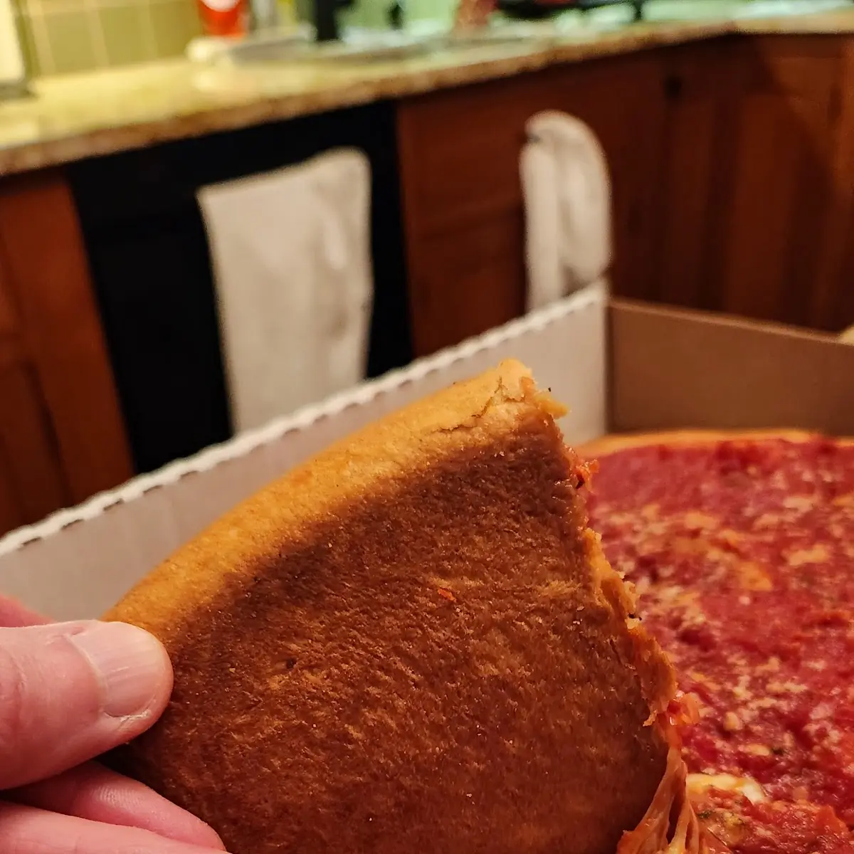 Sausage and Mushroom Deep Dish