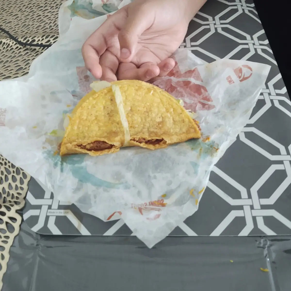 Not so Crunchy or Hard Shell Taco