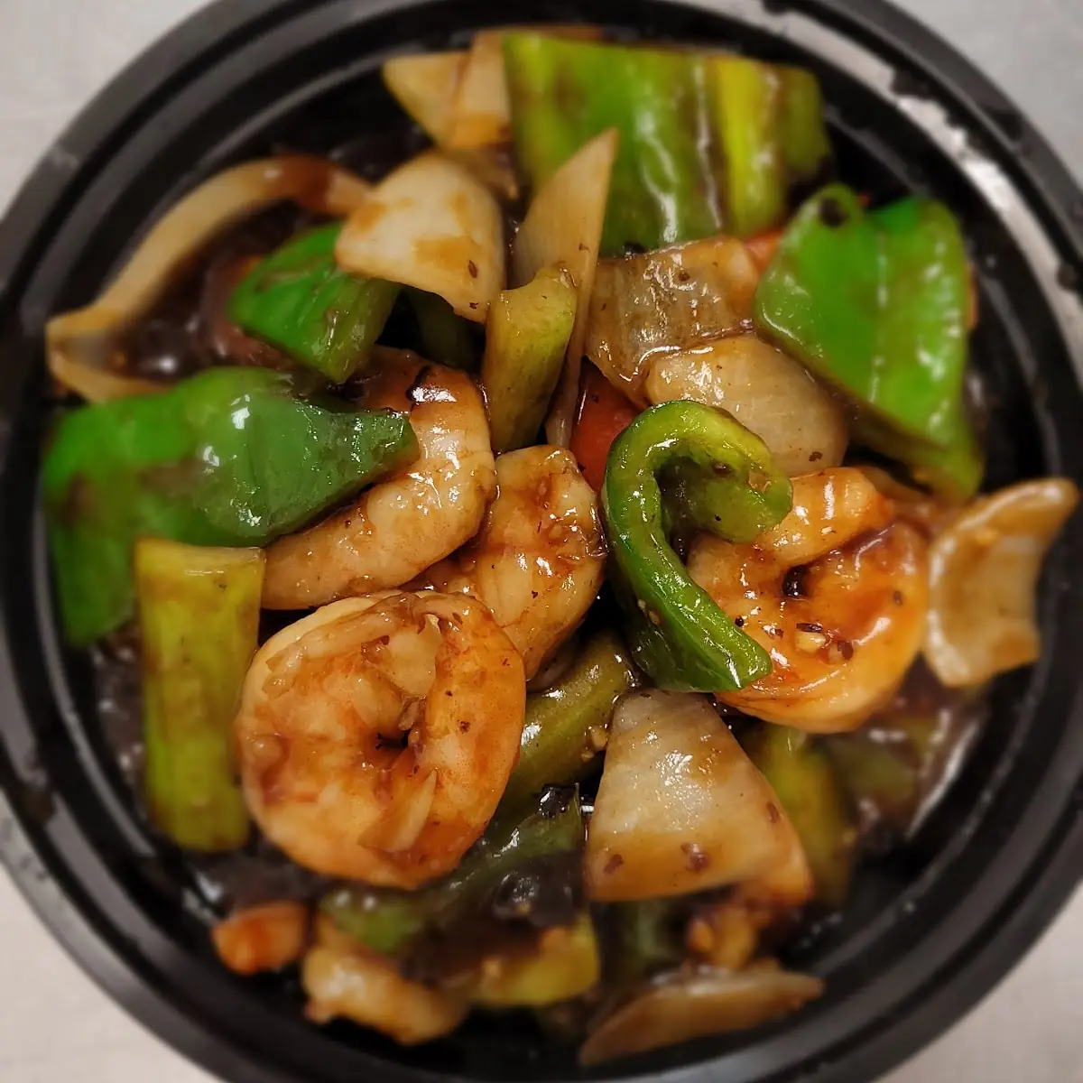 Shrimp in Black Bean Sauce, Yu's Kitchen