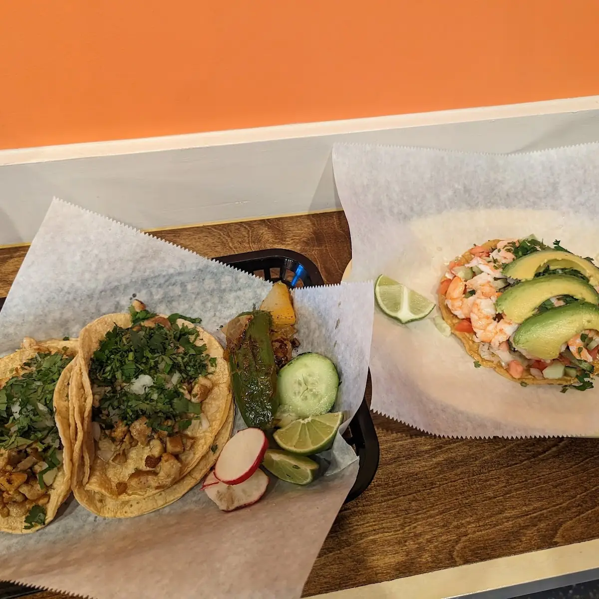 Shrimp Tostada