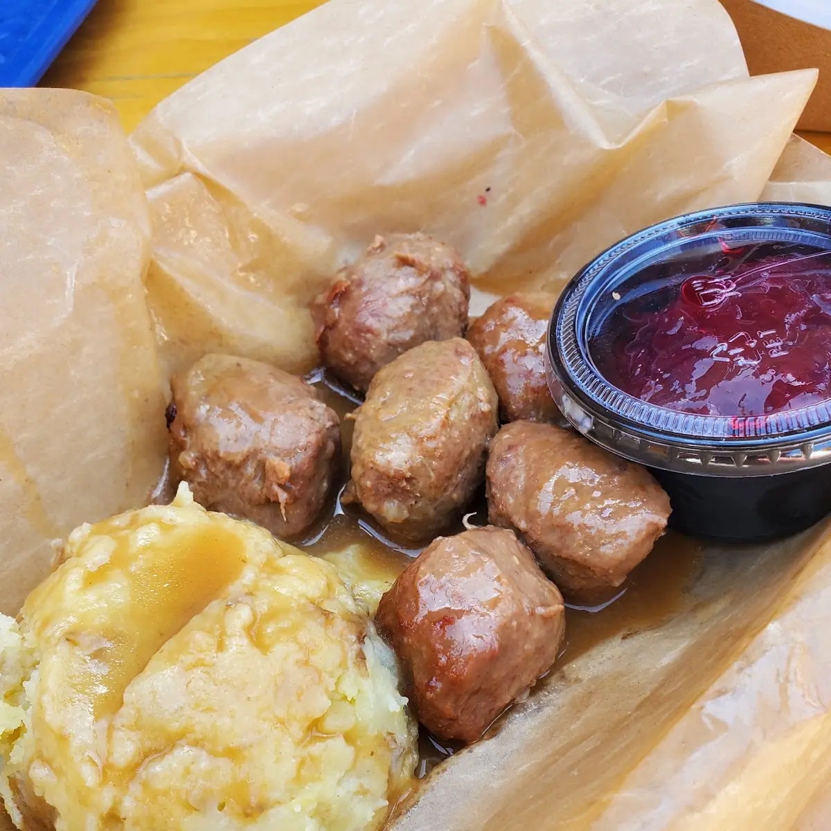 Swedish Meatballs and Mashed Potatoes