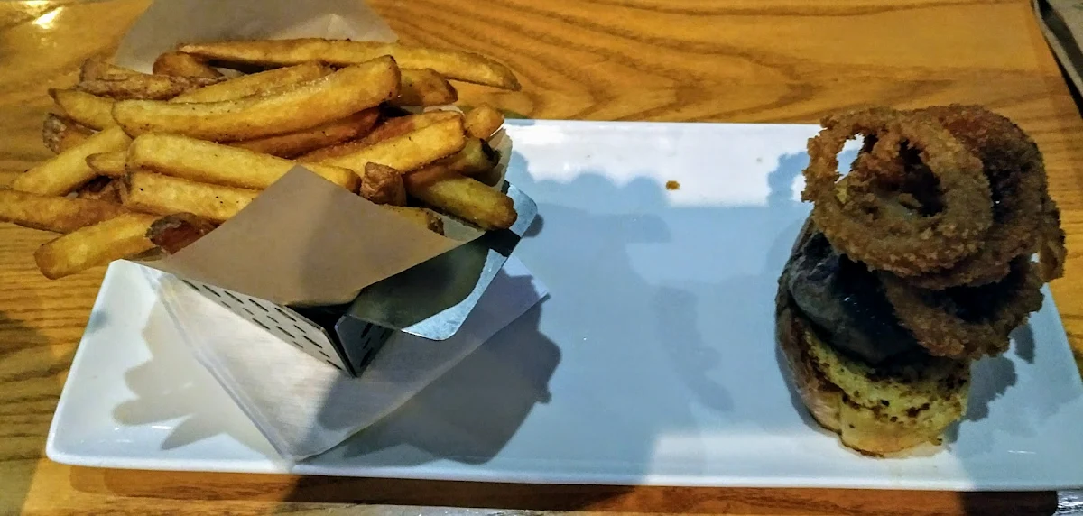 Steak Sandwich and Fries