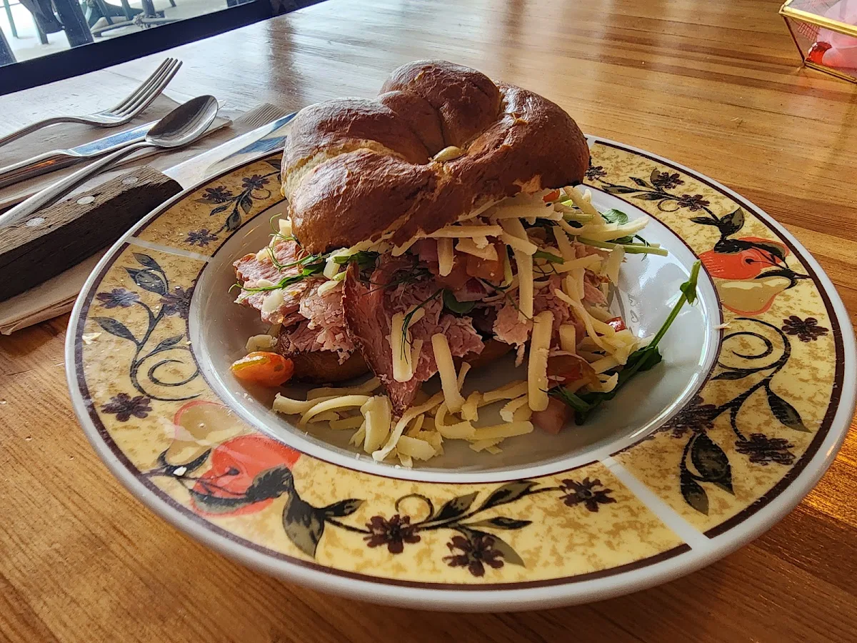 Sandwich Au Jambon Sur Pain Bagel