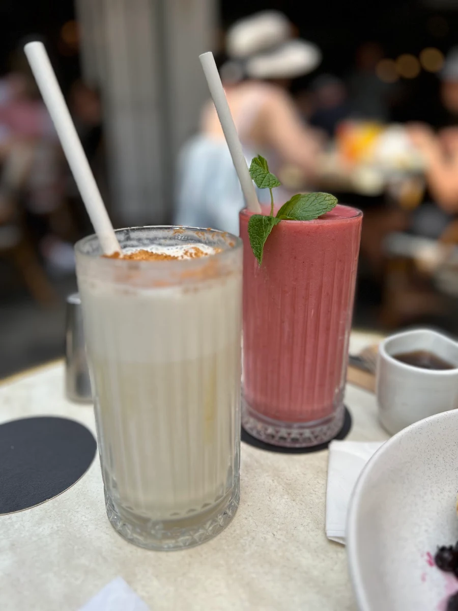 Banana Smoothie, Aromas Restaurant & Bar Noosa