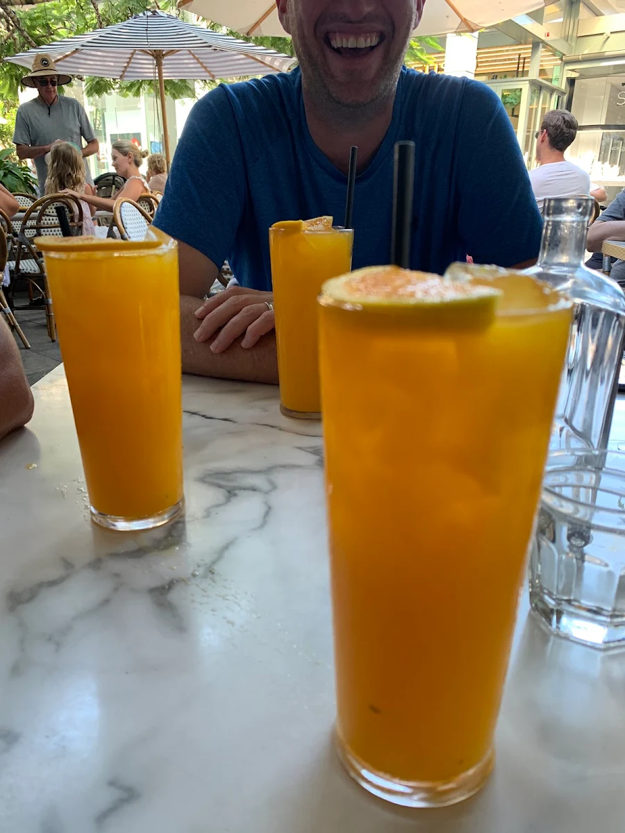 Fresh Orange Juice, Aromas Restaurant & Bar Noosa