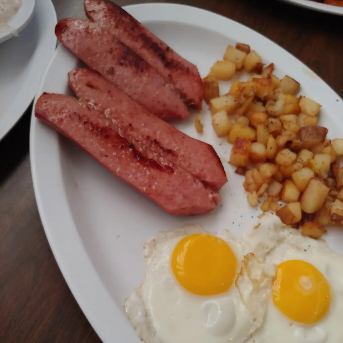 Smoked Sausage Sunny Side W