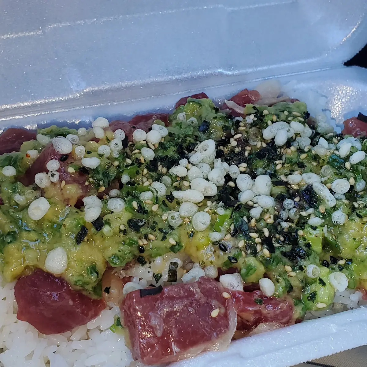 Cold Ginger Poke Bowl
