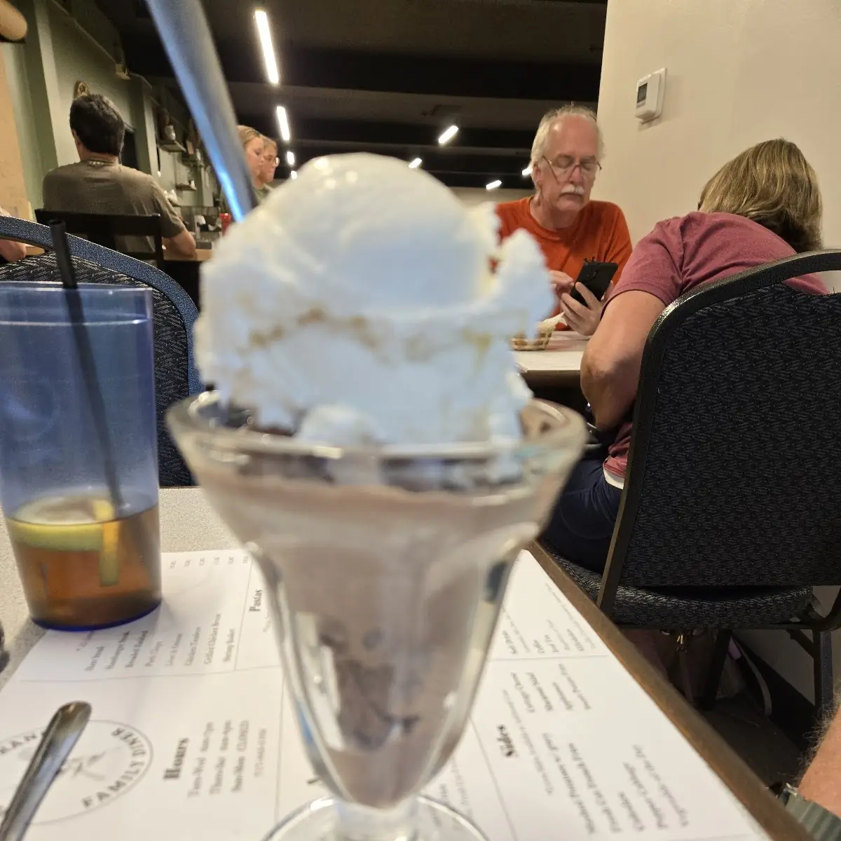 Chocolate and Vanilla Ice Cream