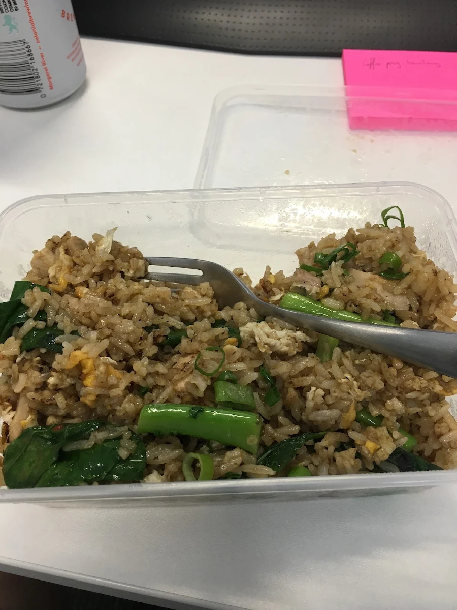 Green Chicken Curry Fried Rice, Tim's Thai