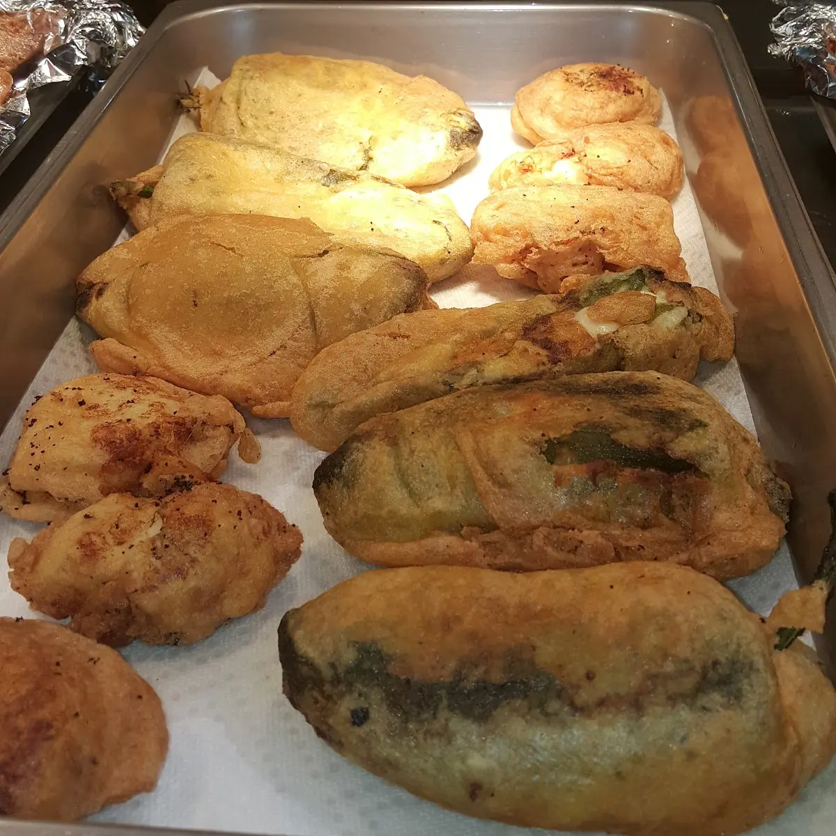 Menudo Carnitas Chile Relleno