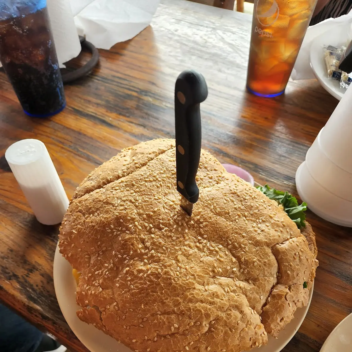 Hubcap Burger and Fries