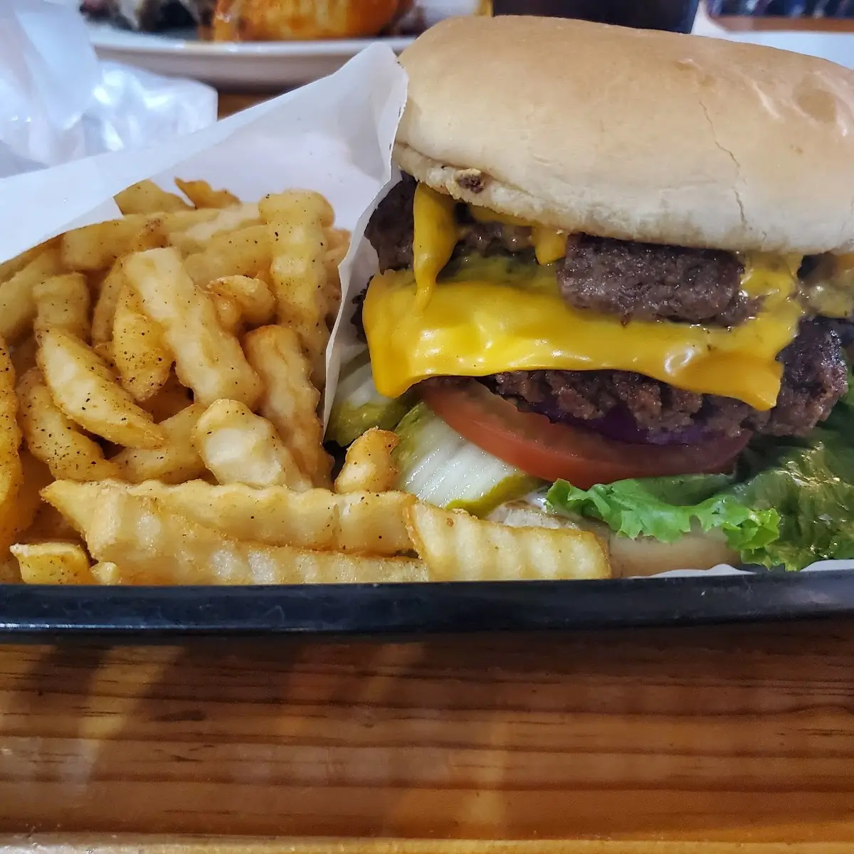 Mammoth Cheese Burger Combo