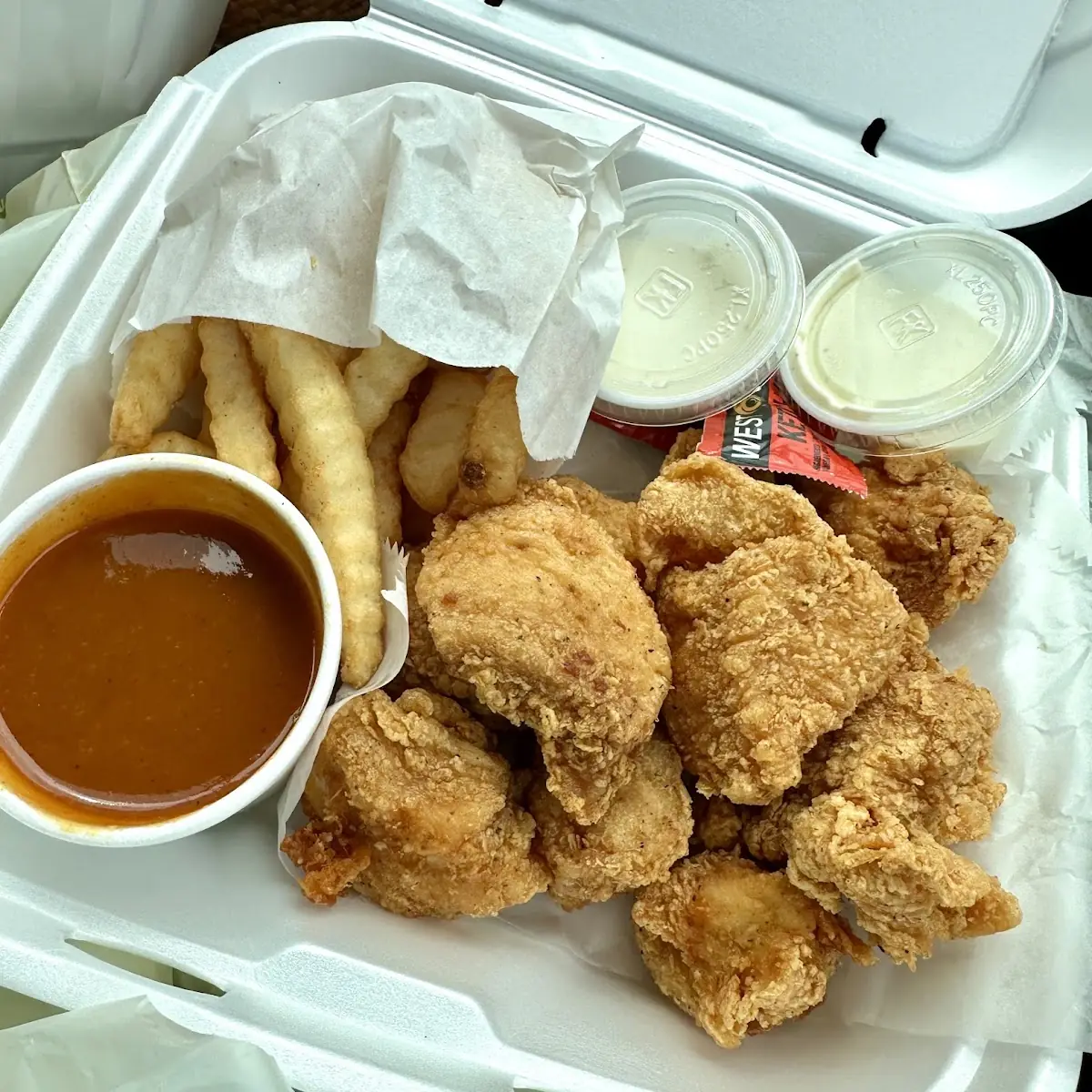 Wings with Sauce on Side