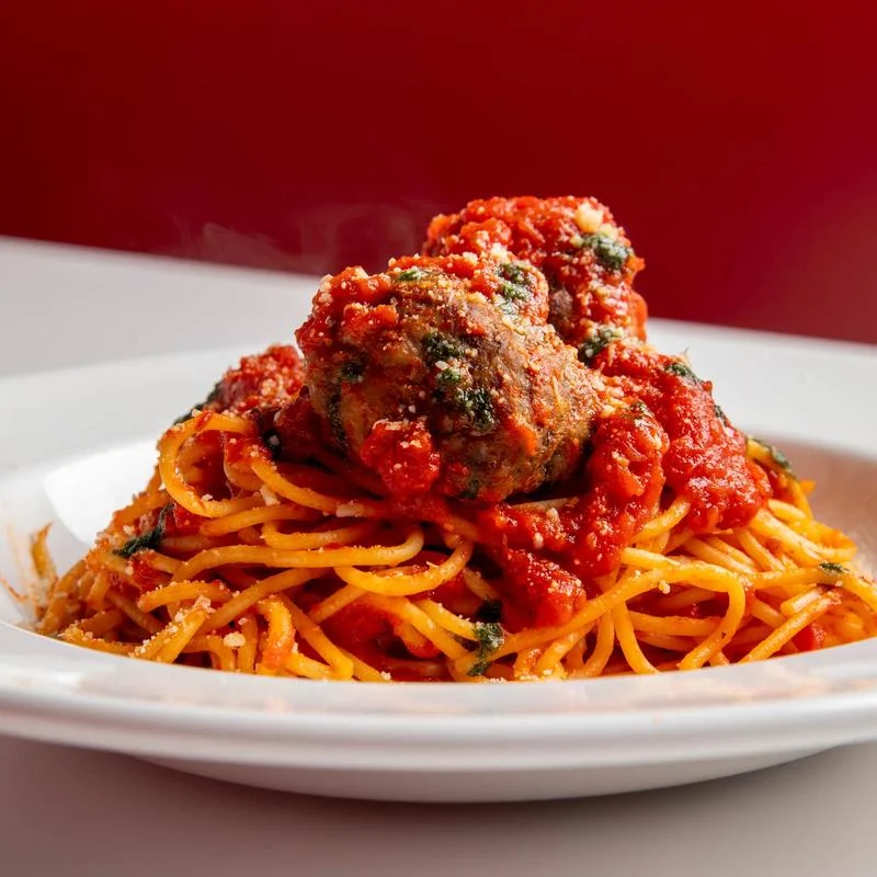 Spaghetti Tomato Con Polpette