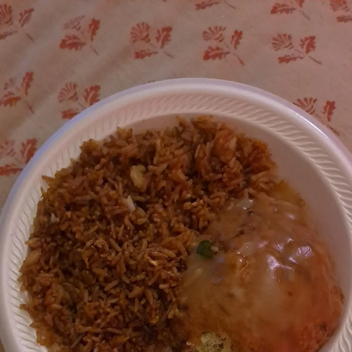 Shrimp Fried Rice and Egg Foo Young