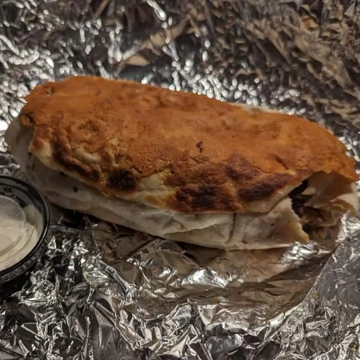 Carne Asada Burrito w Send It Back Sauce