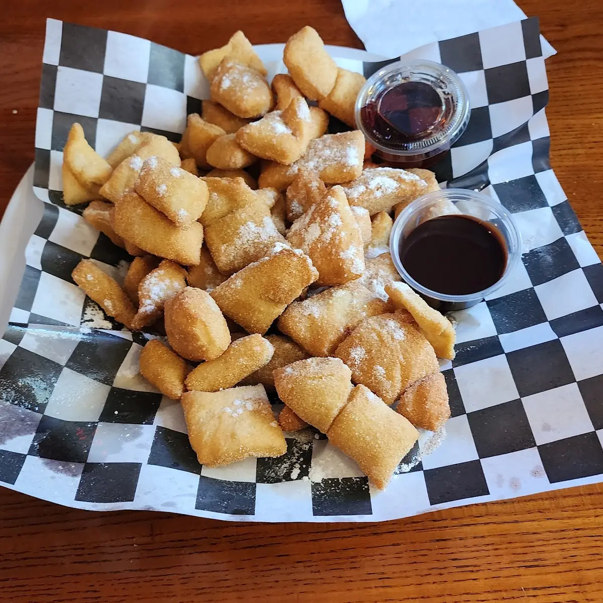 Fried Dough Chips 'N Dip