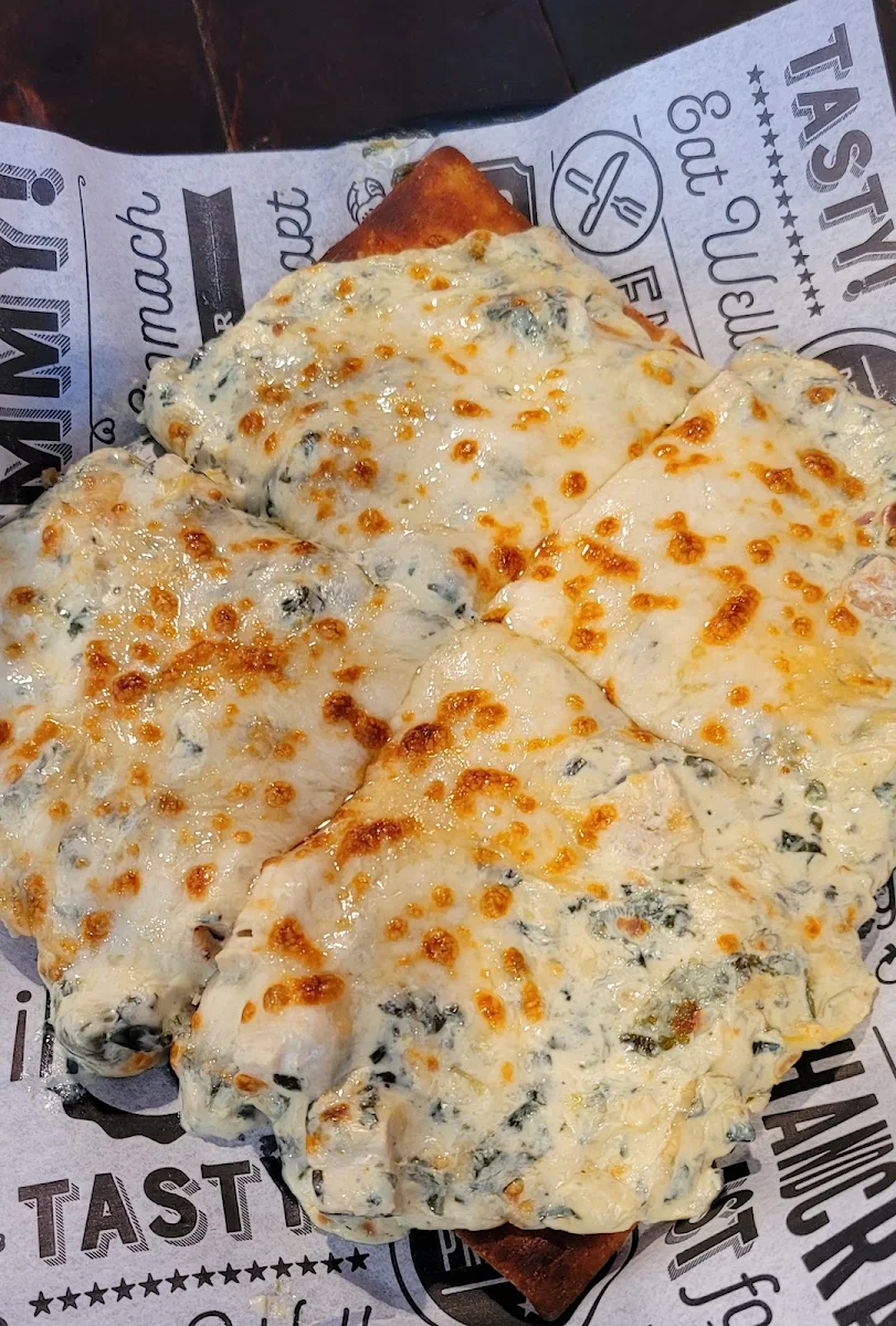 Spinach Artichoke Flatbread