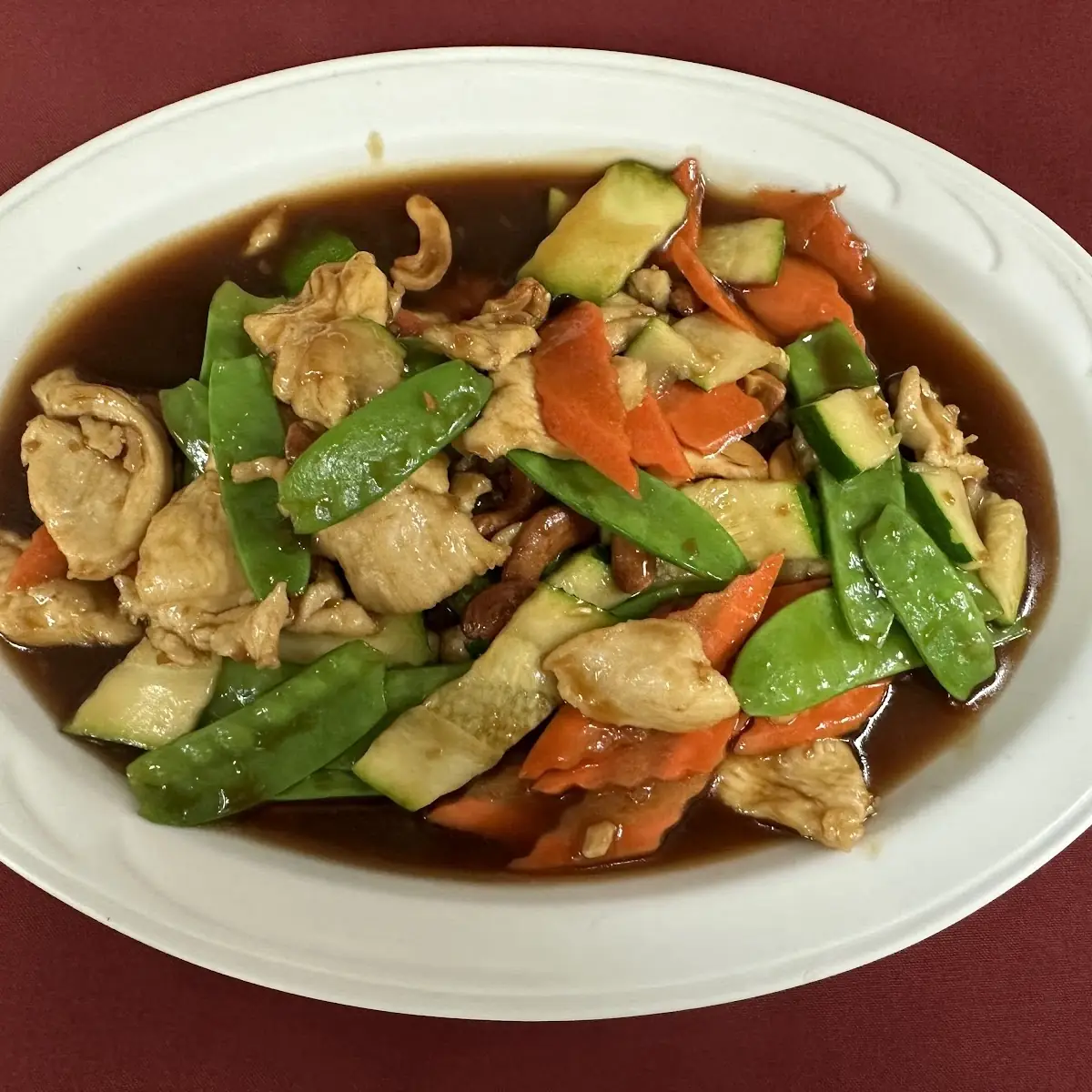 Chicken with Pea Pods
