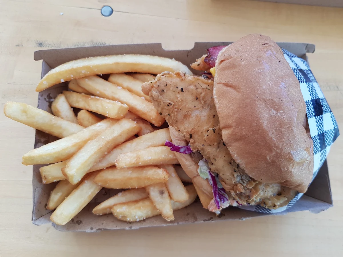 Burger and Fries