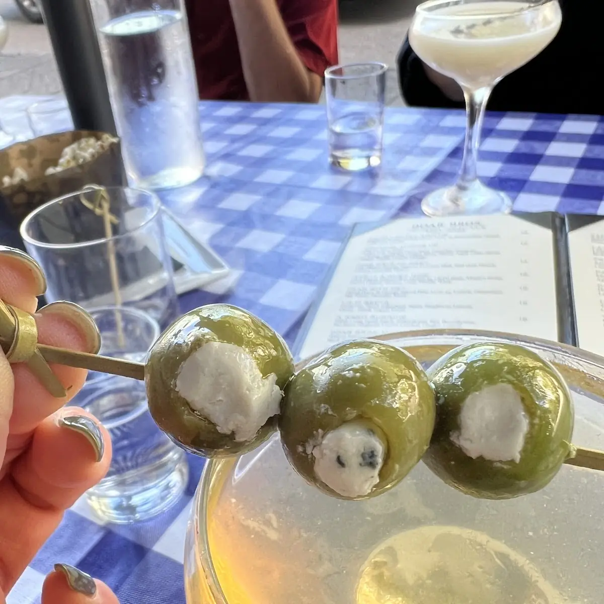 Blue Cheese Olives