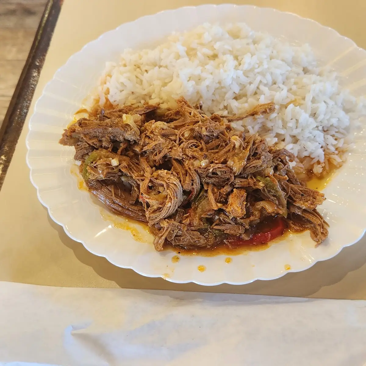 Shredded Pork and White Rice