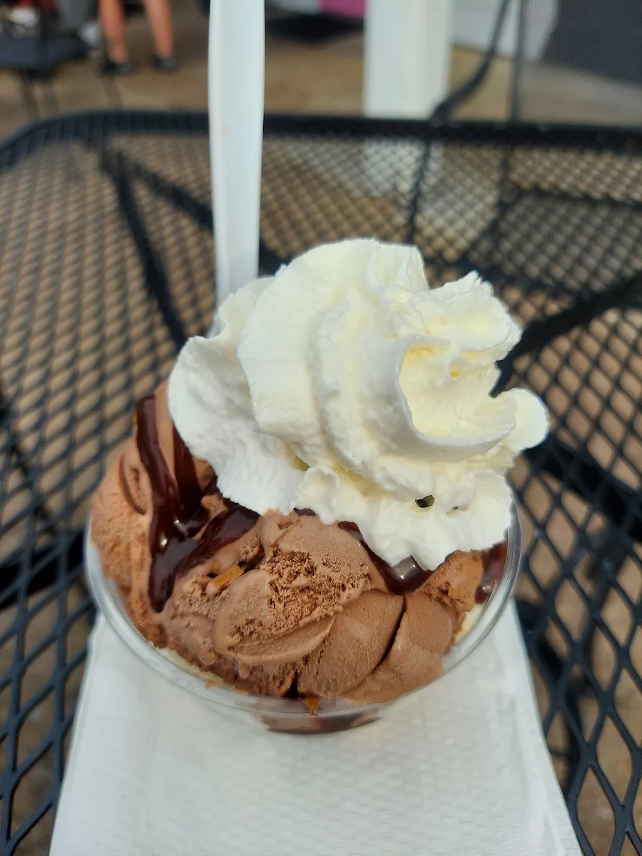 Chocolate Peanut Butter with Hot Fudge