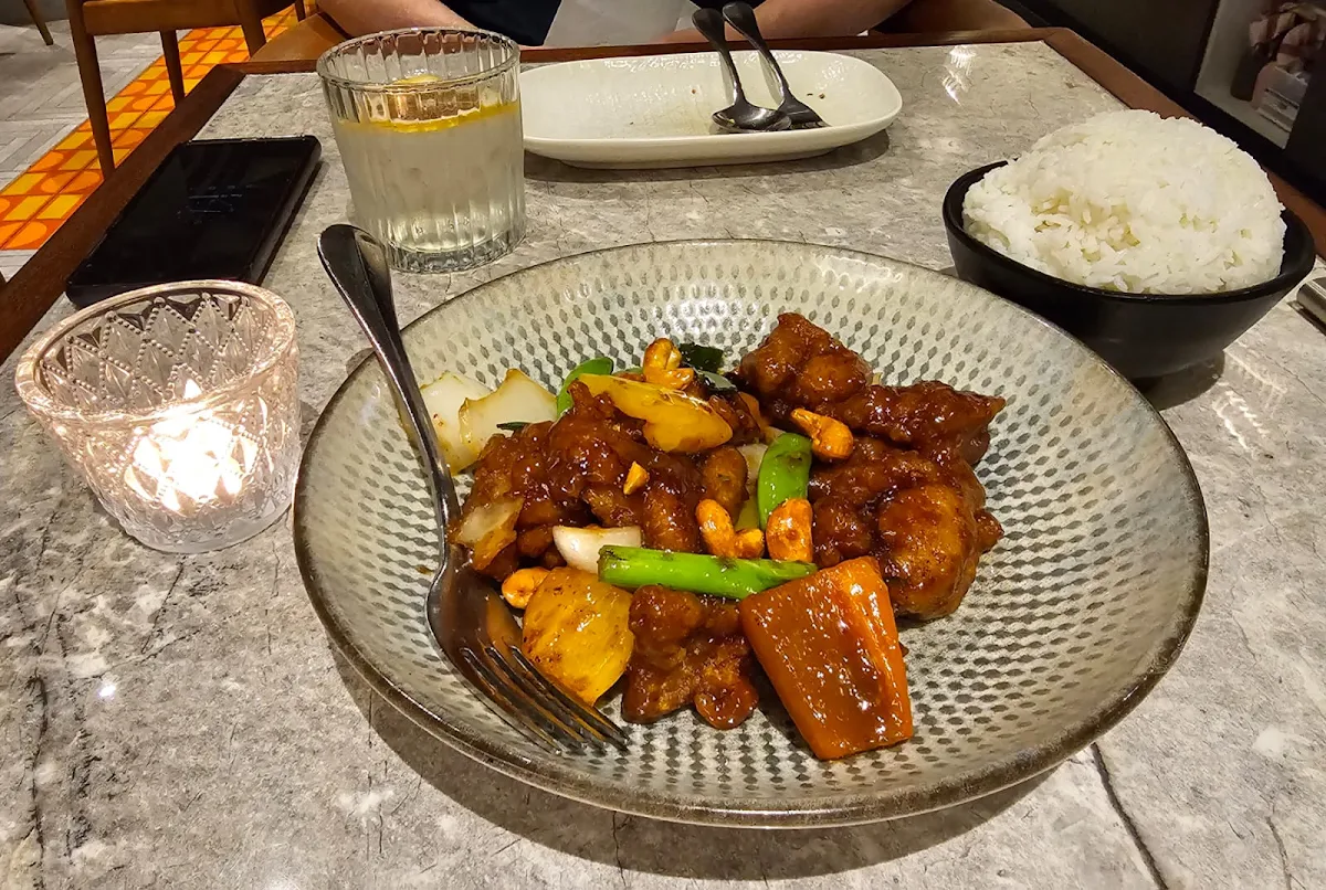 Crispy Chicken Cashew Nut, Nahm Talay Thai Restaurant and Bar