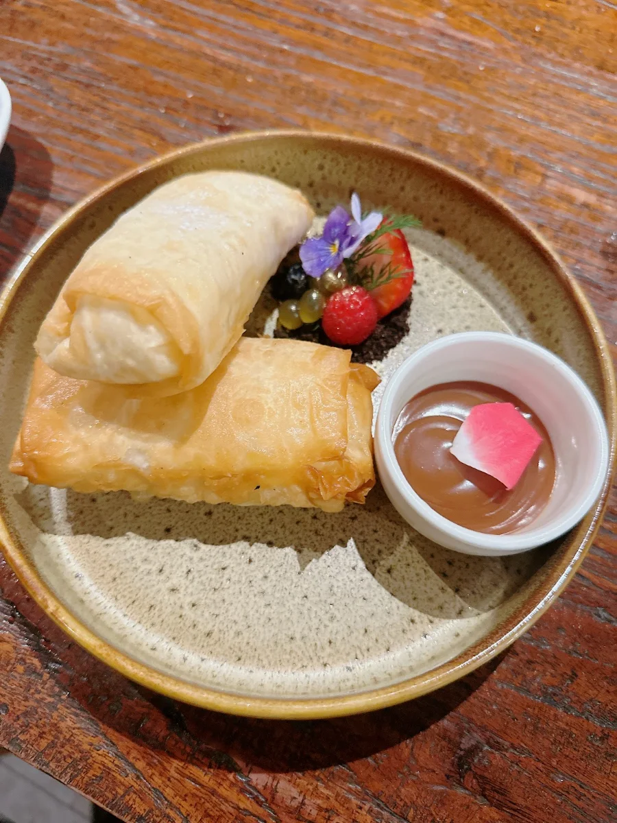Filo Wrapped Deep Fried Ice Cream, Nahm Talay Thai Restaurant and Bar