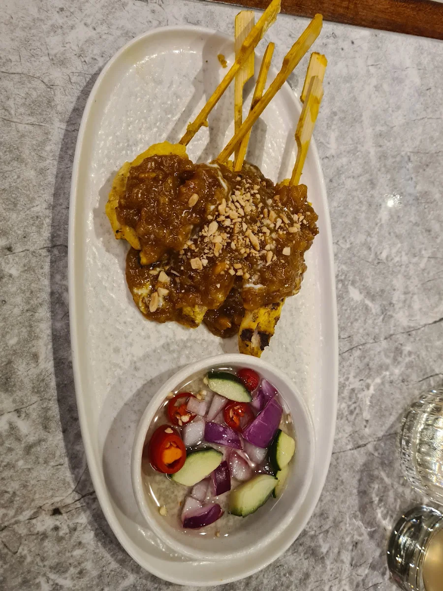 Satay Chicken, Nahm Talay Thai Restaurant and Bar