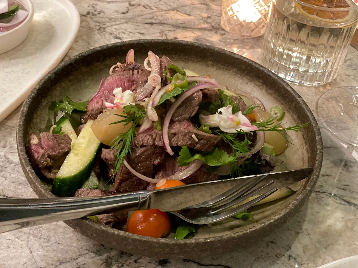 Wagyu Salad, Nahm Talay Thai Restaurant and Bar