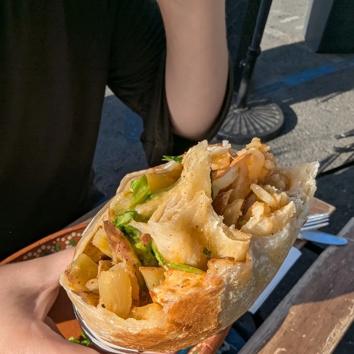 Tofu Burrito Al Pastor