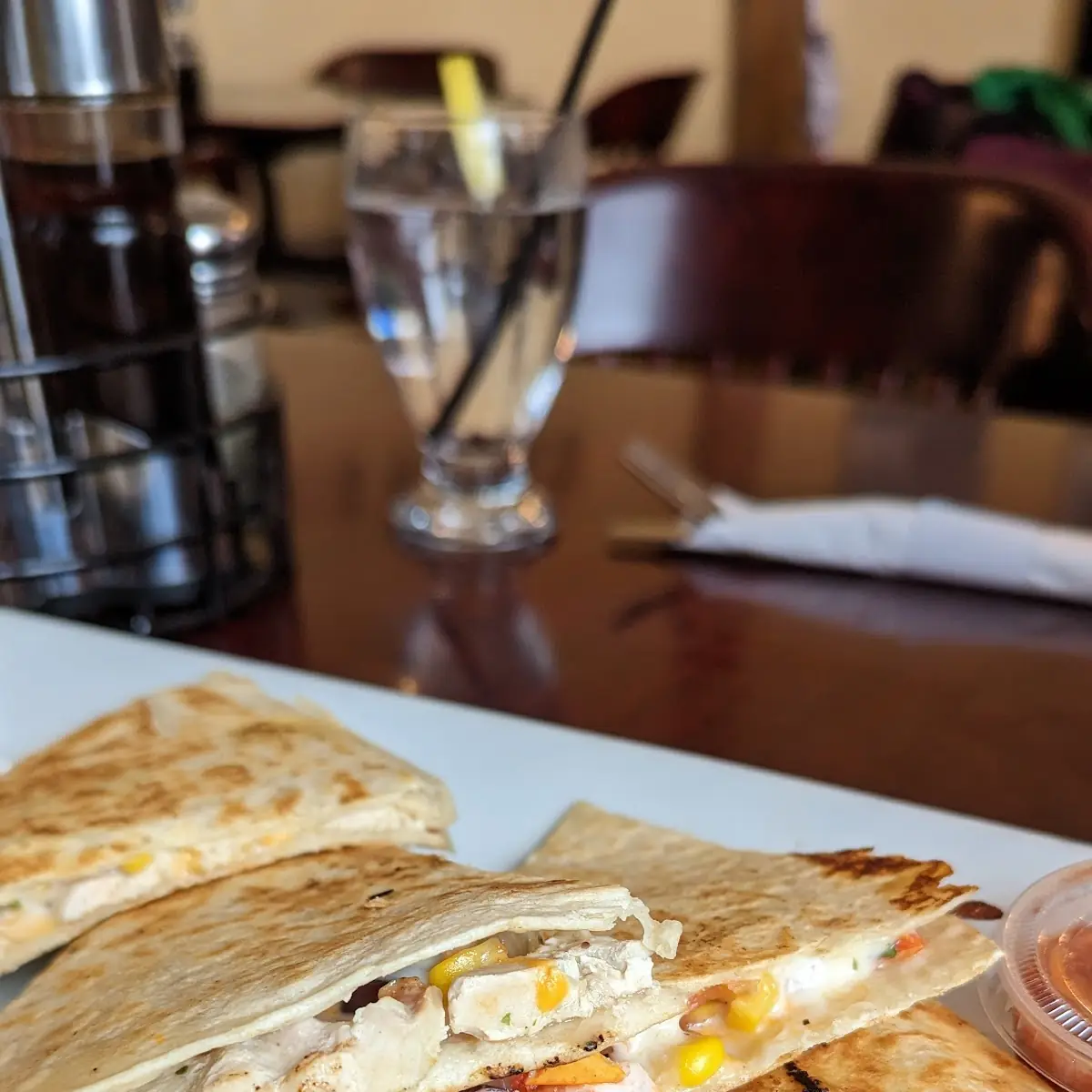 Chicken and Cheese Quesadilla, Mavericks