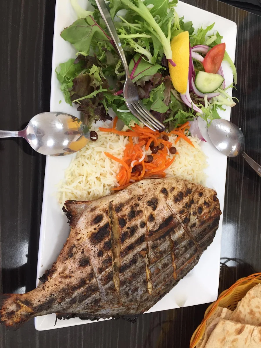 Grilled Fish with Rice, Jahan’s Kebab