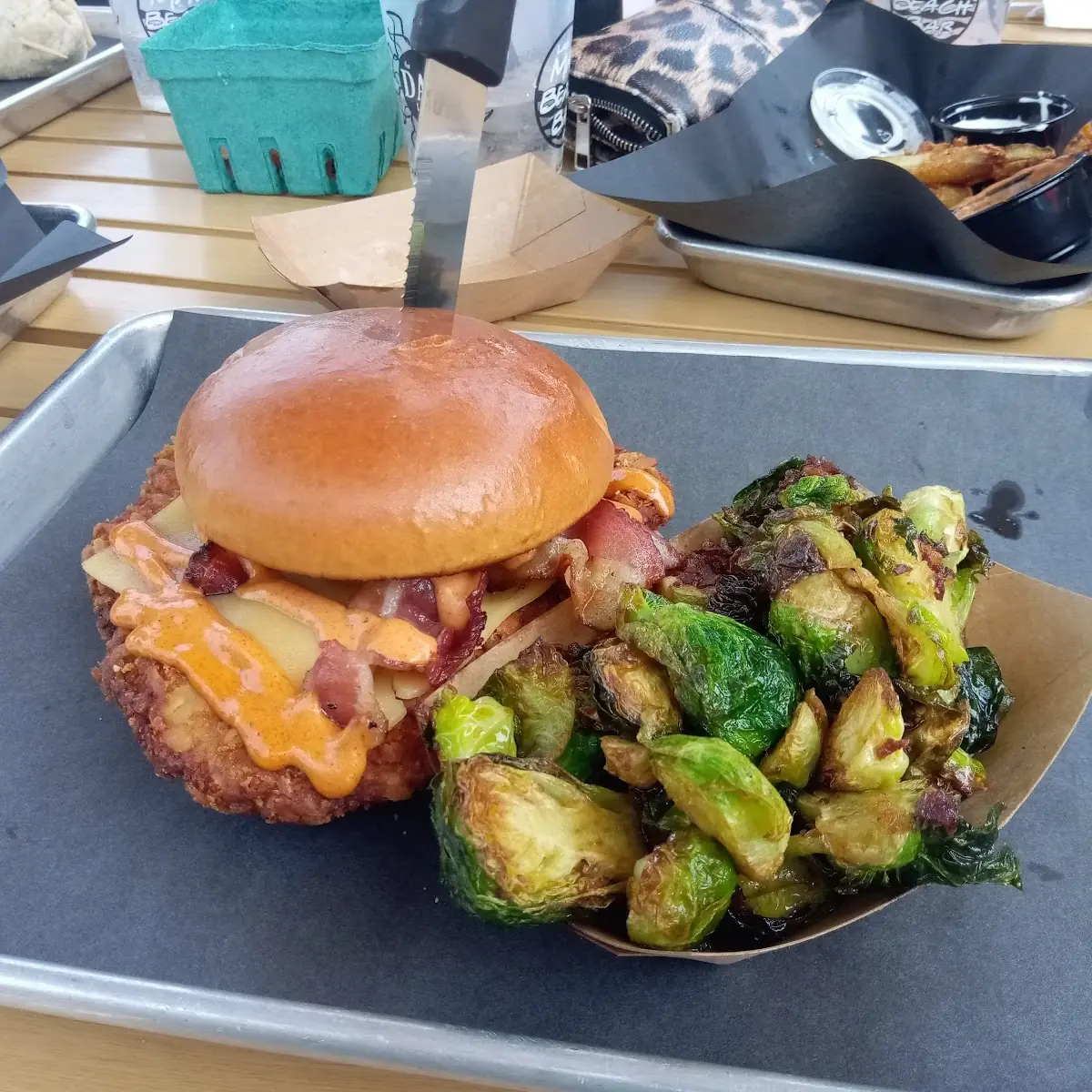 Hand Ground Gourmet Bacon Burger