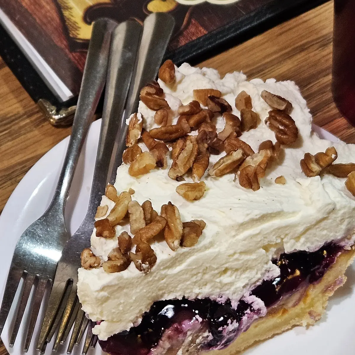 Blueberry Banana Split Pie