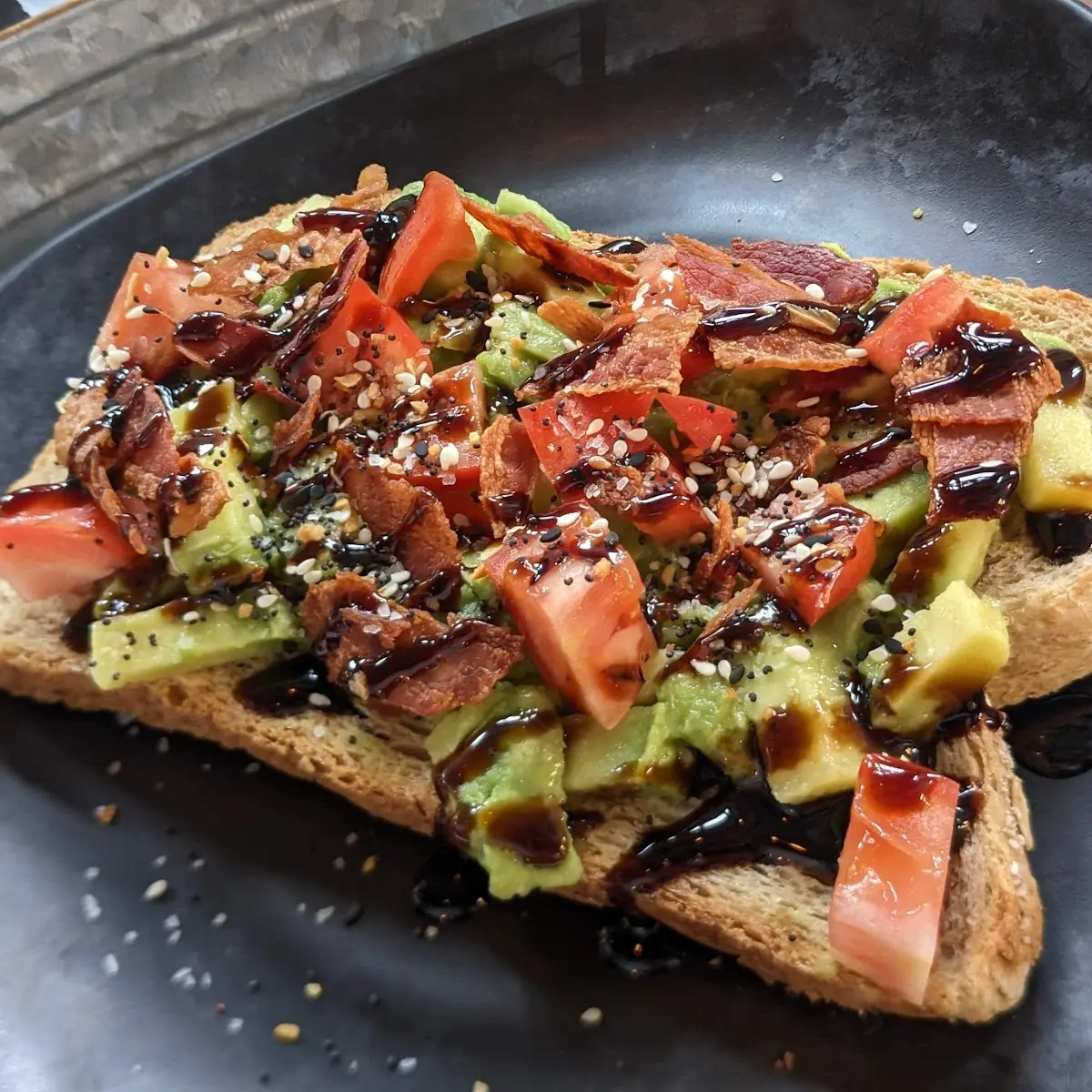 Avocado Toast with Bacon