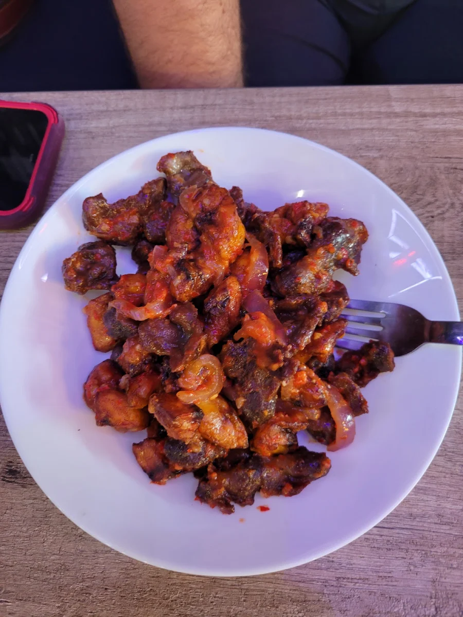 Gizzards and Plantains, Whot Restaurant & Lounge