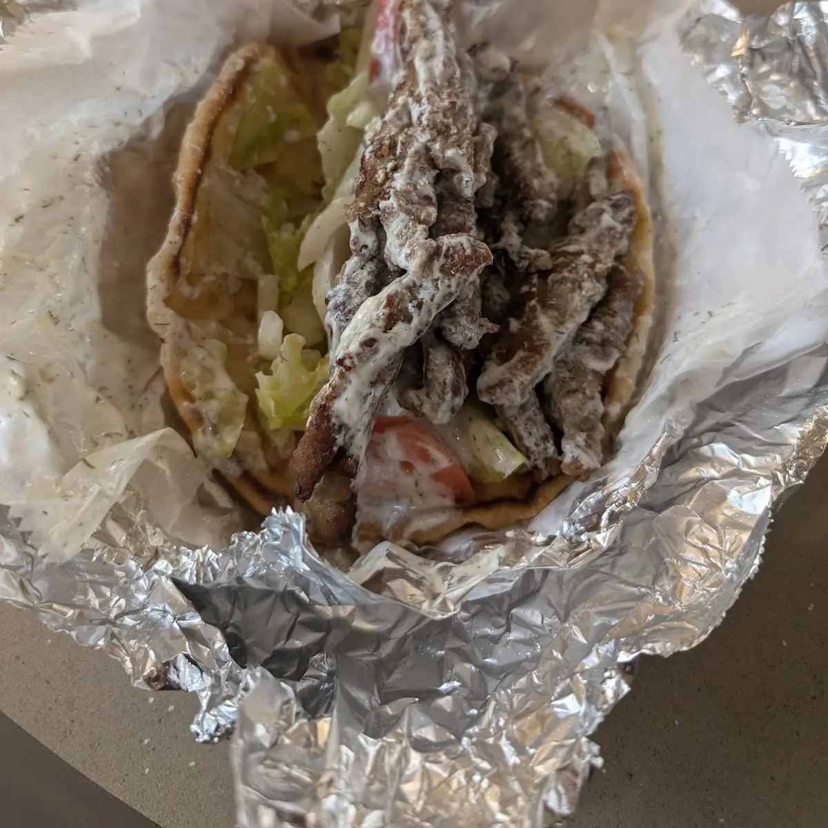 Lamb Gyro Sandwich