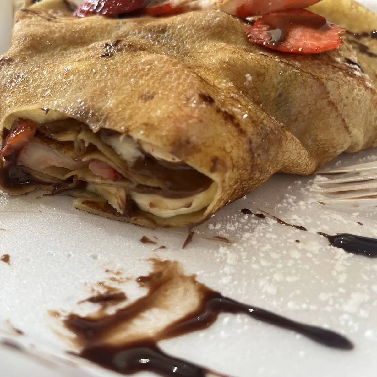 Strawberry Banana Crepe
