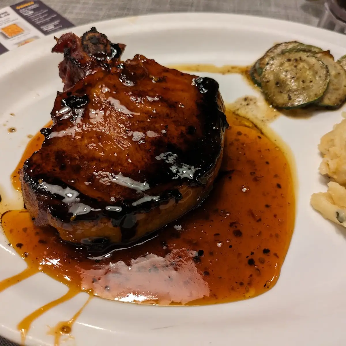 Hickory Bourbon Pork Chop