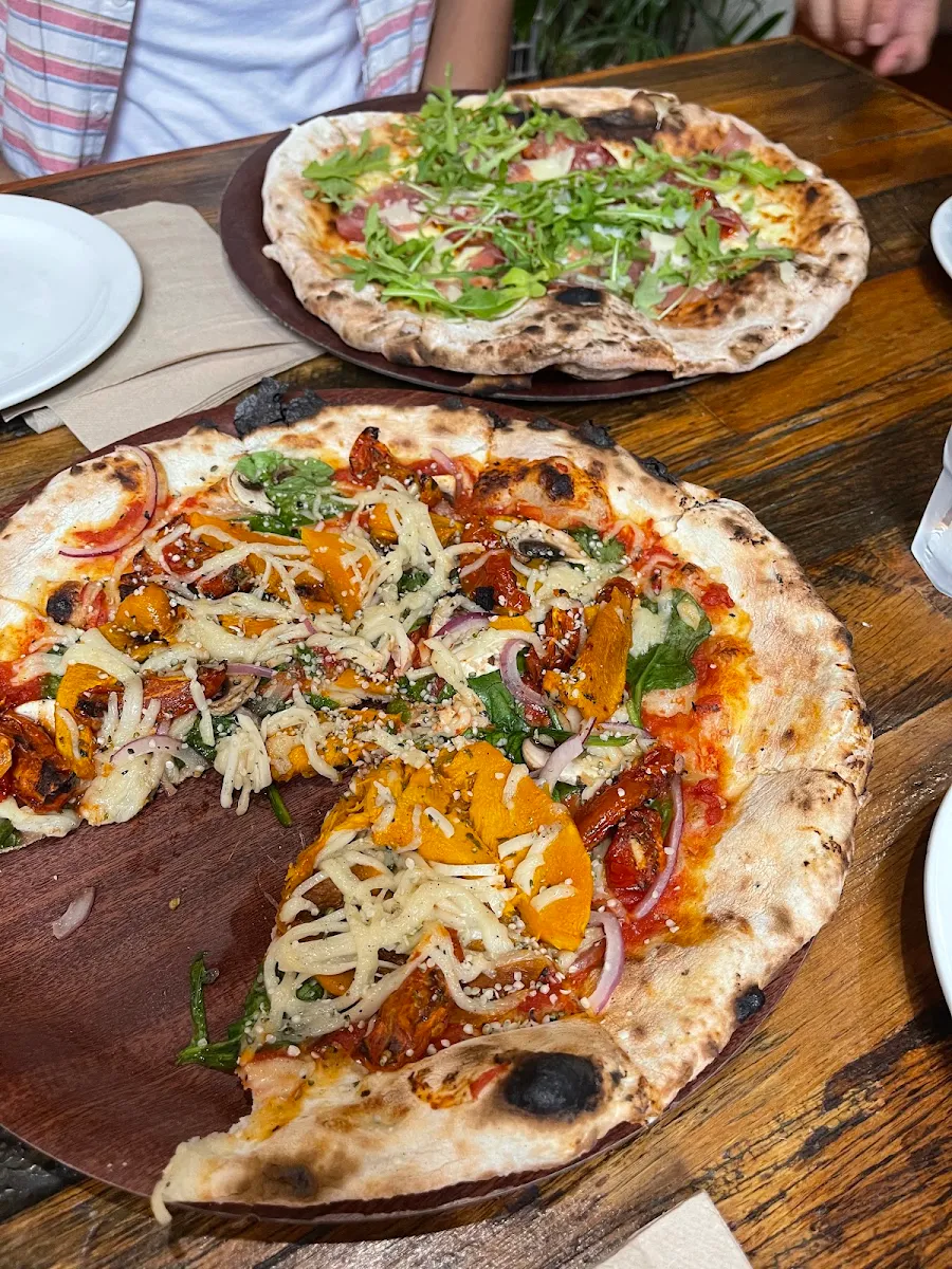 Funghi Pizza, Armonica Cafe And Wood Fired Pizza