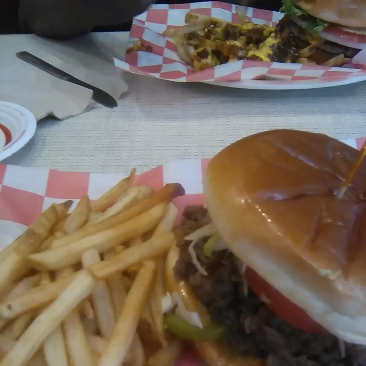 Burger and Fries