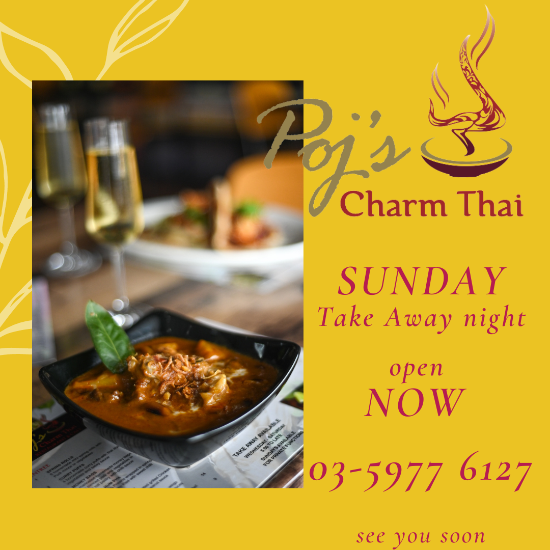 Highlights, POJ'S CHARM THAI RESTAURANT AND CAFE