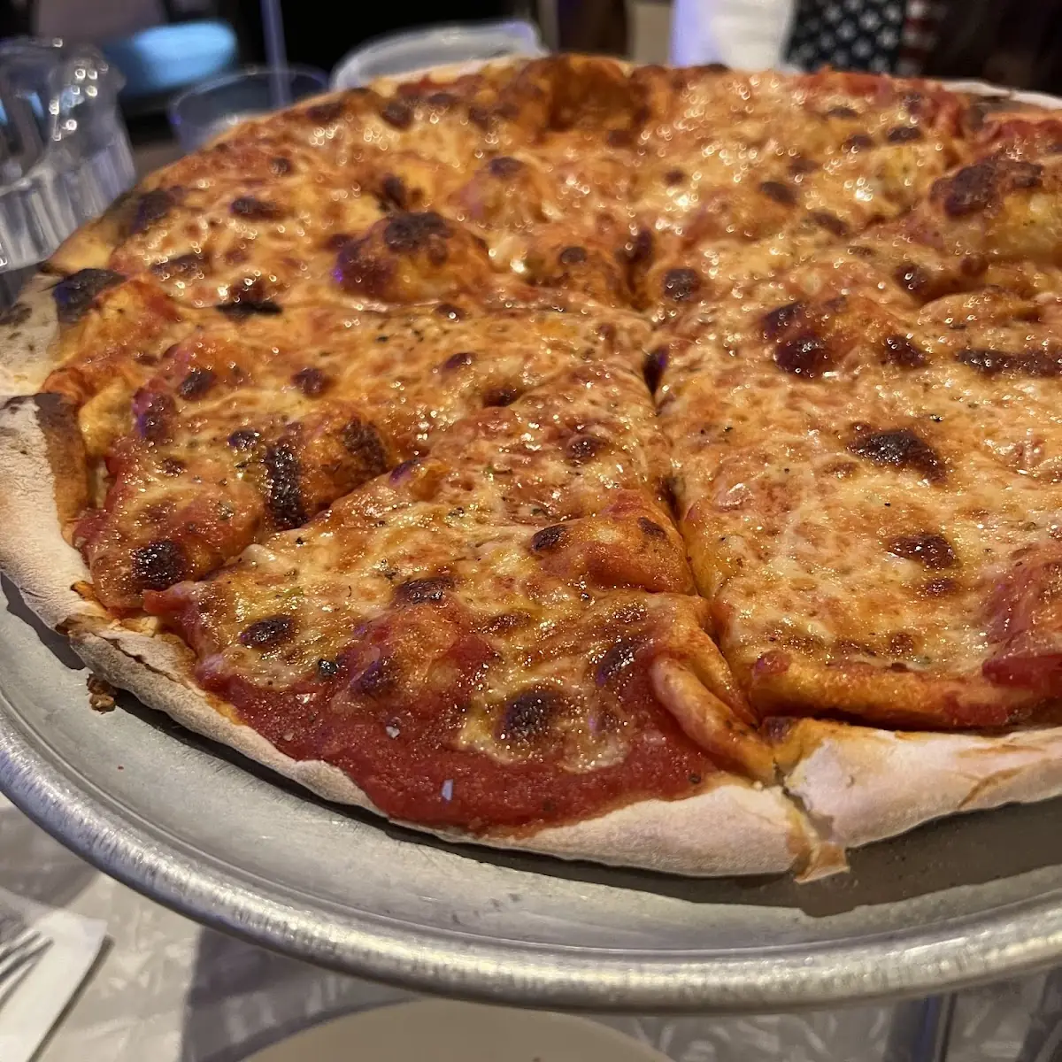 Pepperoni Pizza and Plain Pizza
