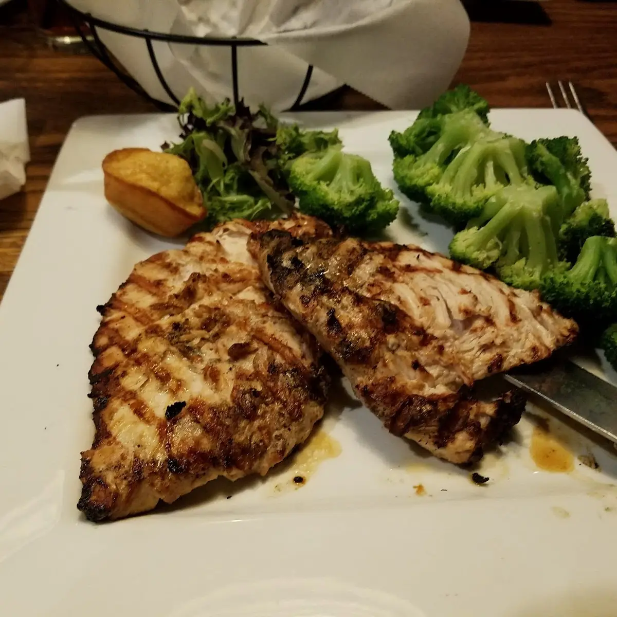 Grill Chicken Breast and Broccoli