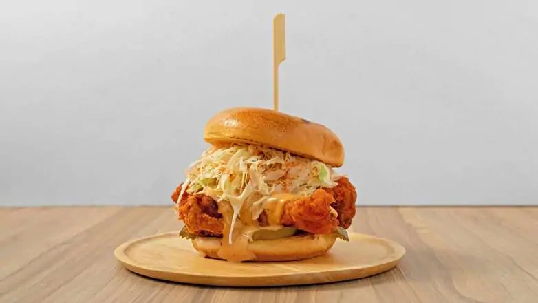 Hot Honey Slider, Juicy Birds Nashville Hot Chicken