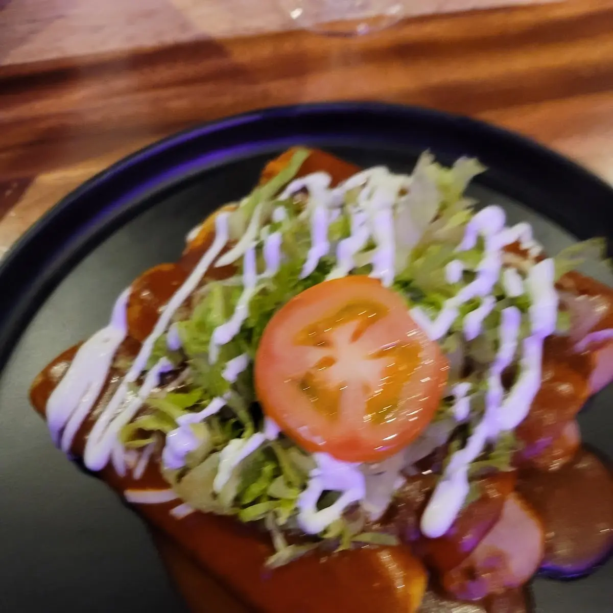 Kids Chz quesadilla and beef enchilada