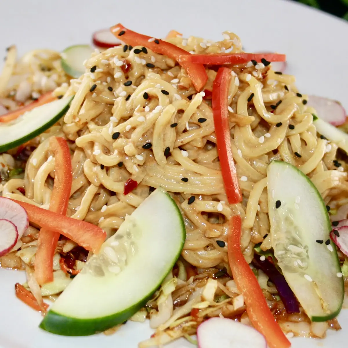 Sesame Chicken Pasta Salad